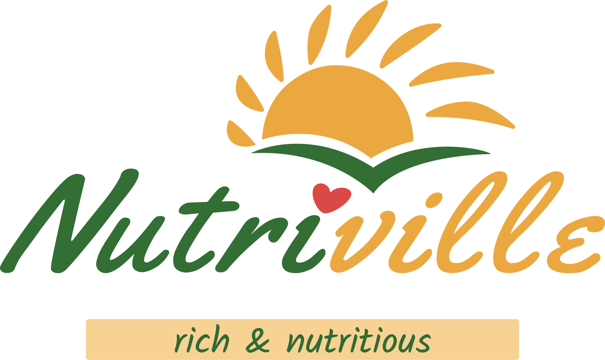 Nutriville logo with the slogan